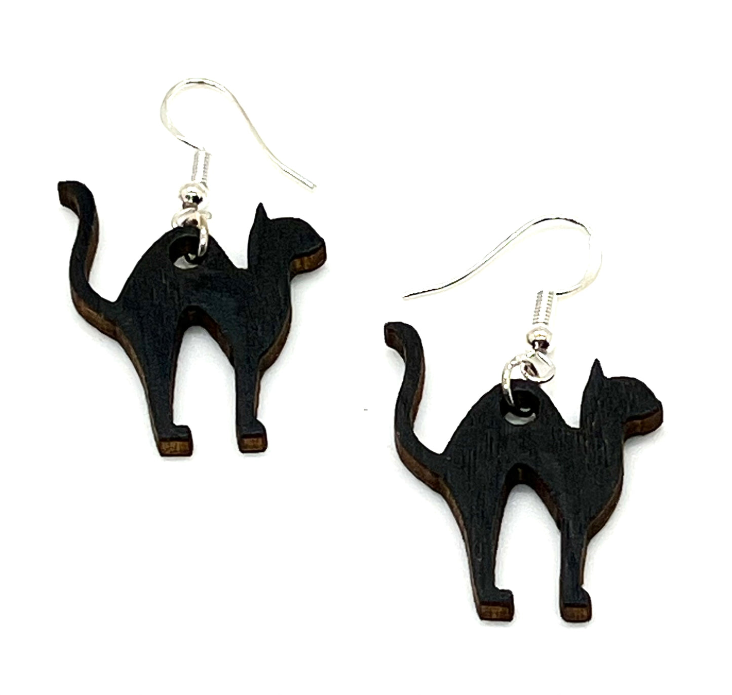 Halloween Black Cat Earrings