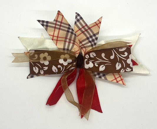 Colorful Fall Themed Ribbon Bow