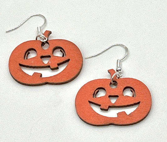 Halloween / Carved Pumpkin Earrings